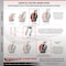 Service Caster 10'' Heavy Duty Red Poly on Cast Iron Caster with Brake and Swivel Lock CRAN-SCC-KP92S1030-PUR-RS-SLB-BSL - alternate 4